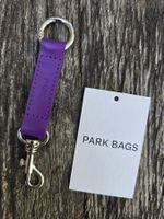 Accessoires: Anhänger Leder lila PARK BAGS-NEU