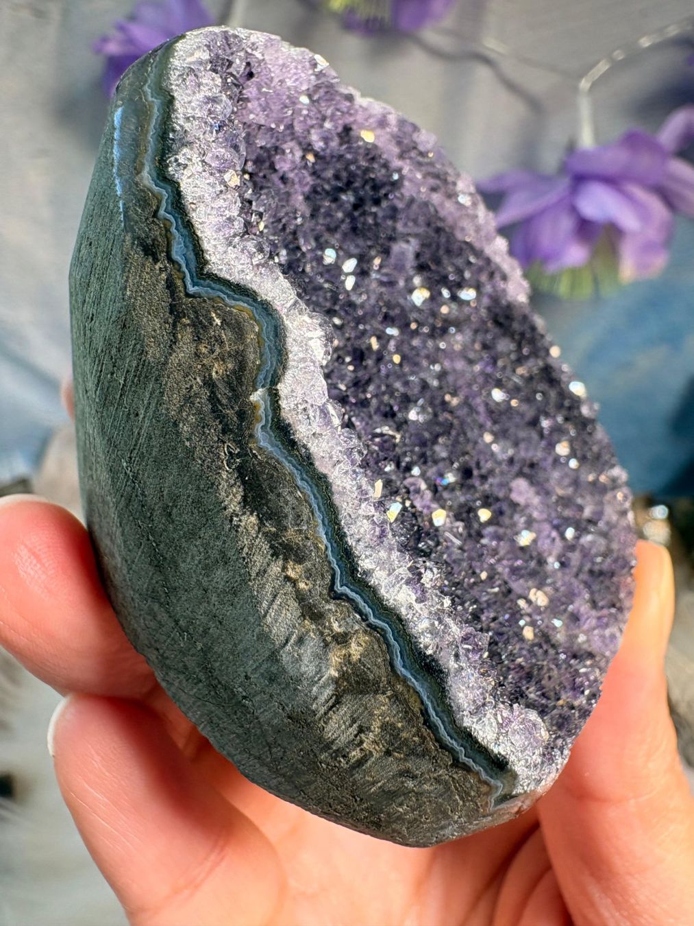 Mineralien & Heilsteine: Amethyst Geode – Neu (gemäss Beschreibung) aus Neuheim von m.hald 2