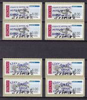 ATM Färöer-Inseln Ausgabe 16.09.2009 -4 Sätze -ET gestempelt