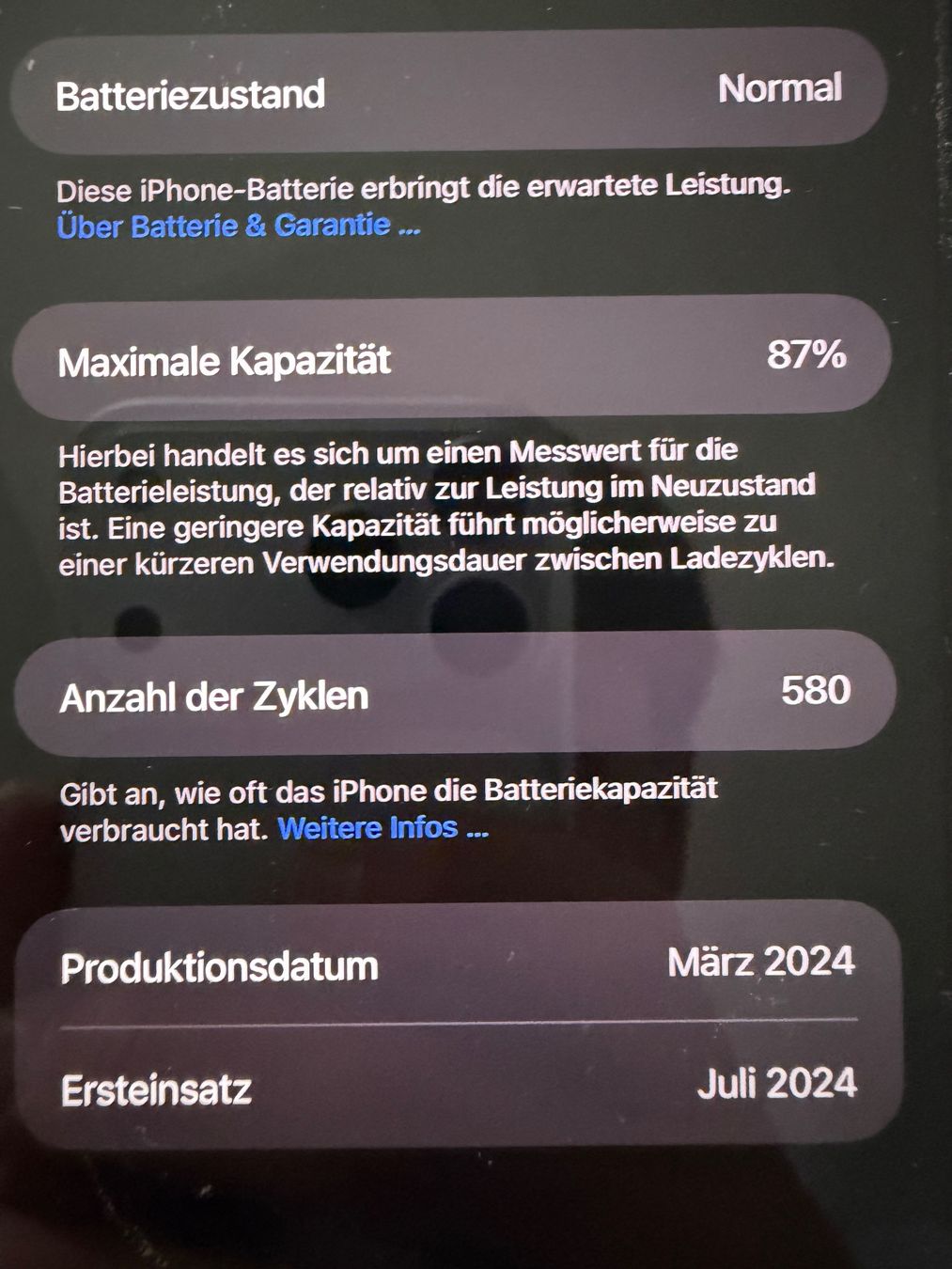 Apple Telefoni cellulari / Smartphones: Iphone 15 Pro Max, Zustand einwandfrei – Usato da Wangen b. Olten venduto da luc_hyy9 3