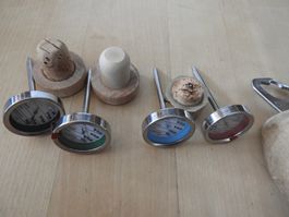 4 THERMOMETER ZUM BRATEN, GRILLIEREN NEU vom BettyBossi +DIV