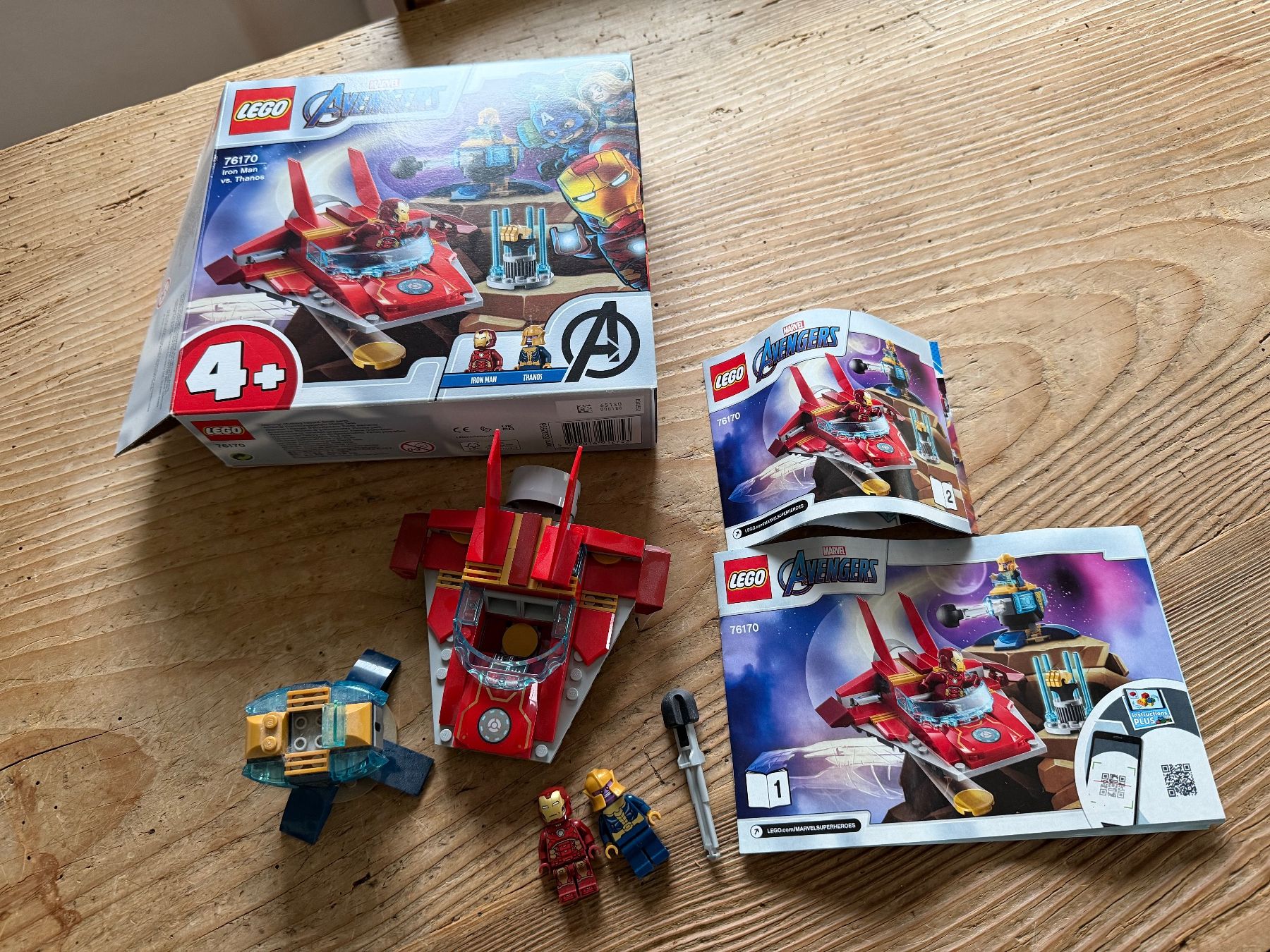 Lego Giocattoli: LEGO 76170 - Iron Man vs. Thanos - Avenge Set – Usato da Oberägeri venduto da kaitanja