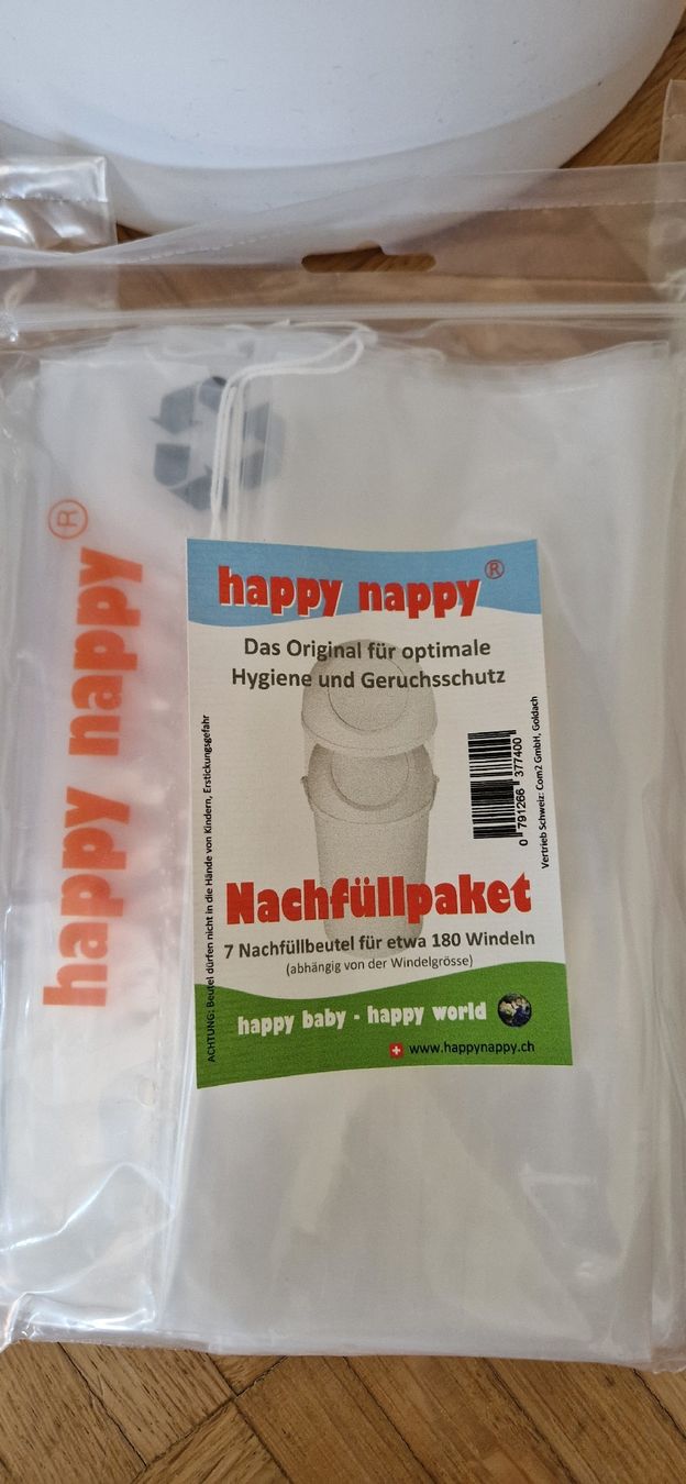 Secchi per pannolini & Pannolini: Windel Eimer, Windeleimer Happy Nappy Neu – Nuovo e nell'imballaggio originale da Herrenschwanden venduto da kira7557 4