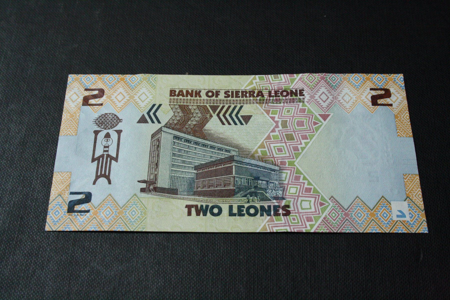 Banknoten: UNC Sierra Leone 2 leones 2022 – Neu (gemäss Beschreibung) aus Cormondrèche von Hermes.monnaies 1