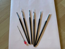 7 Werkzeuge / Pinsel für Acrylmodellage