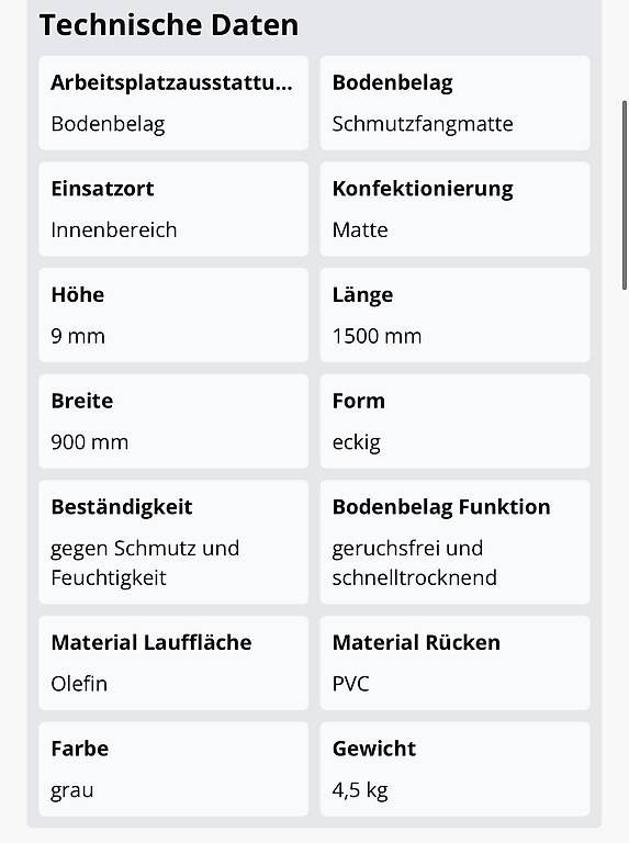Teppiche: neue Miltex Schmutzfangmatte 90x150cm – Neu und originalverpackt aus Necker von liq24 5