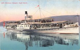 Zurichesee Dampfer schiff boot battello