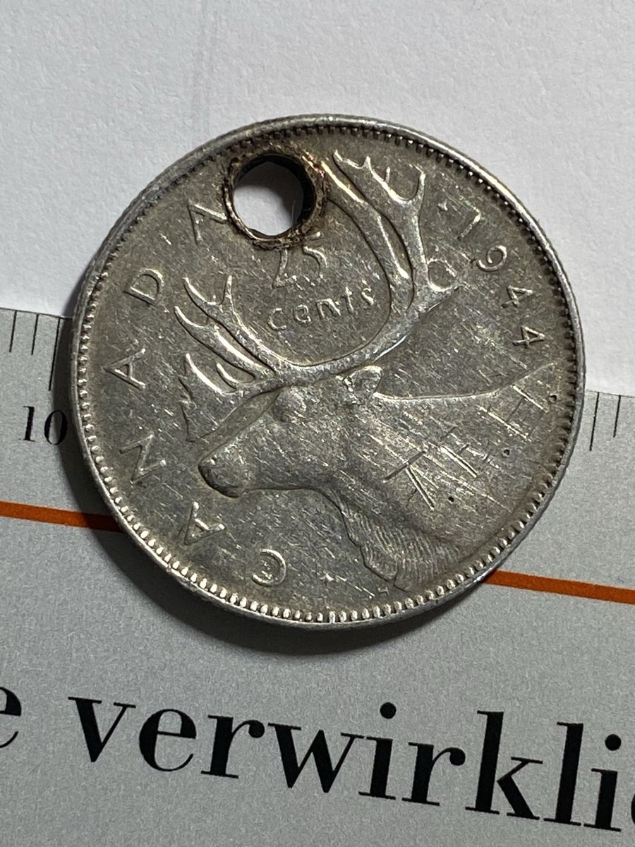 Toutes les monnaies: Canada - 25 cents - 1944 - AG – D'occasion à Payerne par Mike1682 3