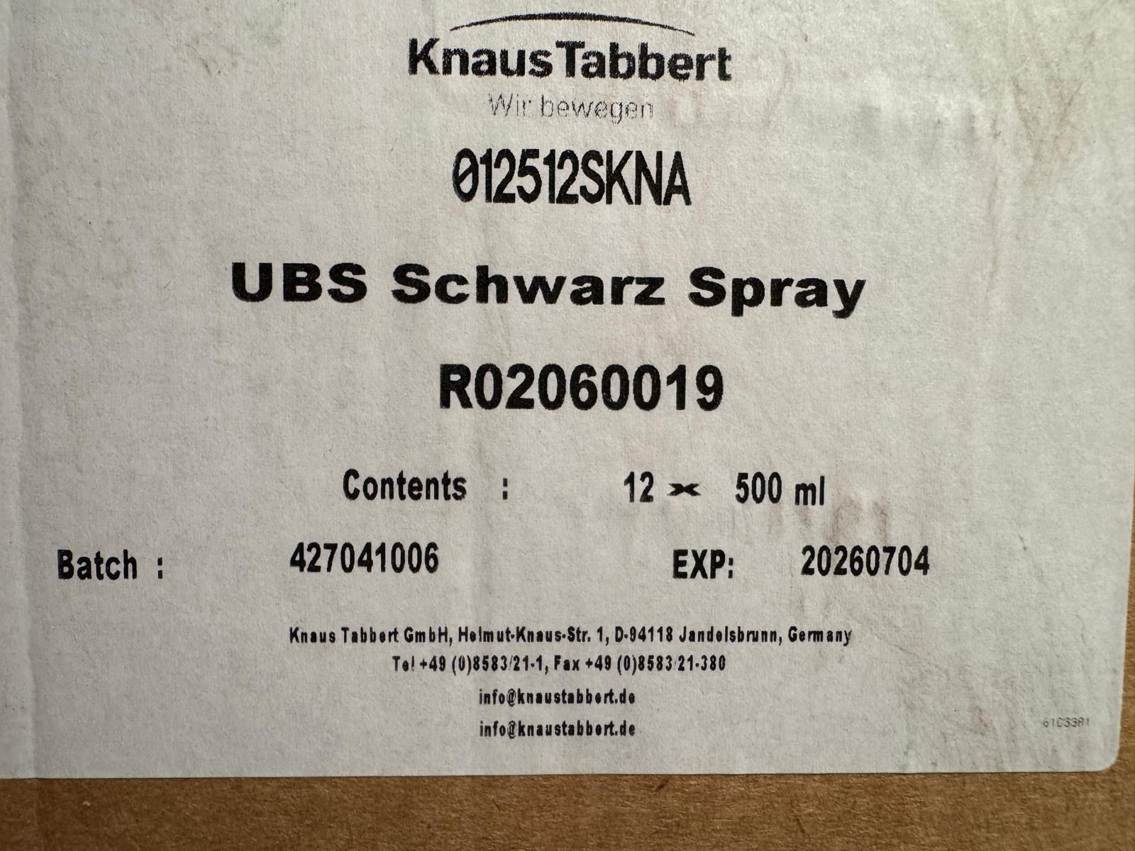 Tutti i ricambio: Knaus Unterbodenschutz 12x500ml – Nuovo e nell'imballaggio originale da Moosseedorf venduto da SDmedia 4