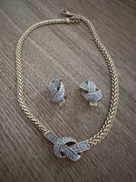 Collier mit Clips vergoldet