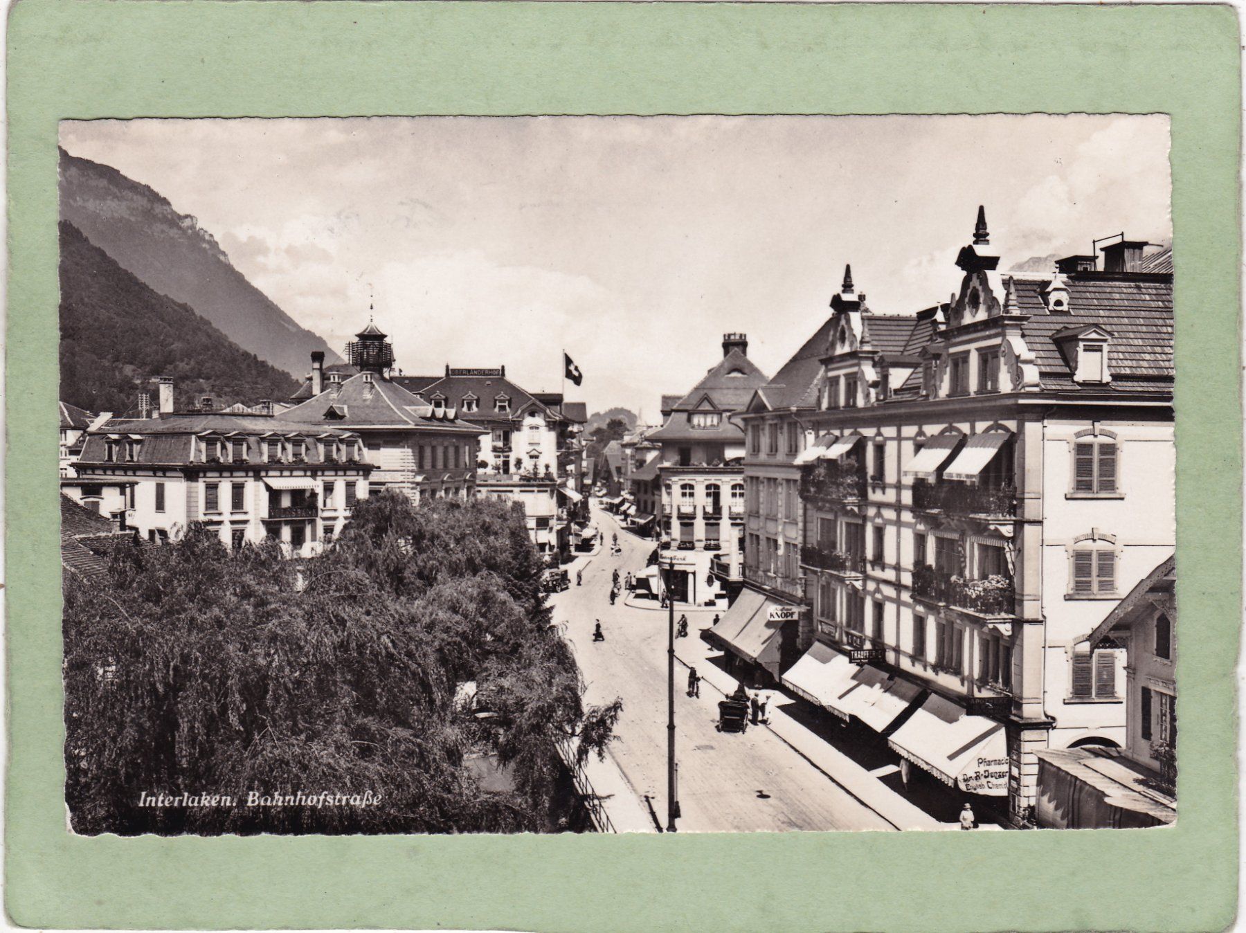 Cartoline postali: Interlaken Bahnhofstrasse 1951 – Usato da Herisau venduto da Lisegrat2008