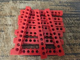 lego 3895 lot de 10 pièces Red Technic, Brick 1 x 12