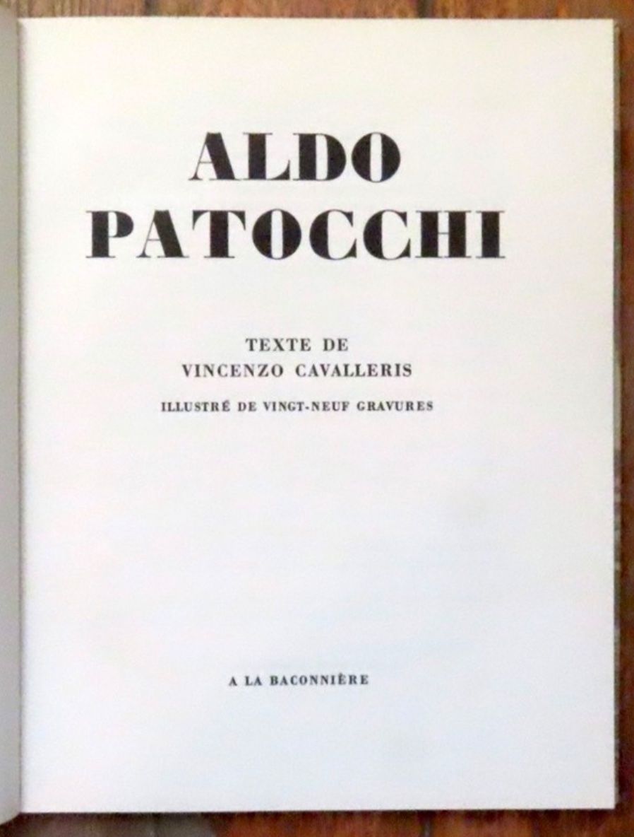 Bücher: Aldo Patocchi – Gebraucht aus Le Locle von LibrairieLaBergerie 2