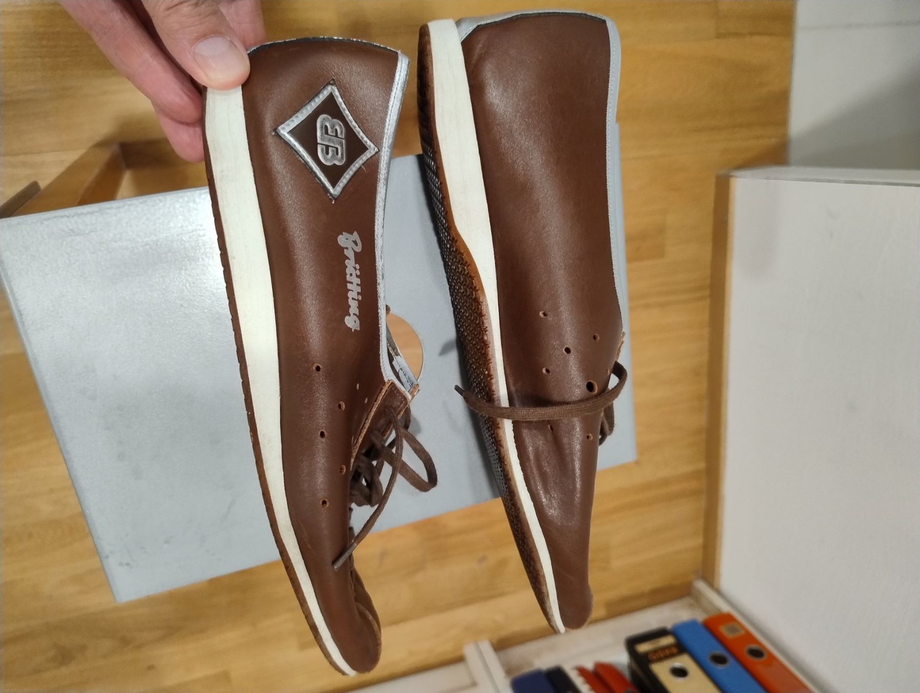 Scarpe da uomo: Brütting Fahrradschuh leder – Nuovo (secondo la descrizione) da Basel venduto da Tanner44
