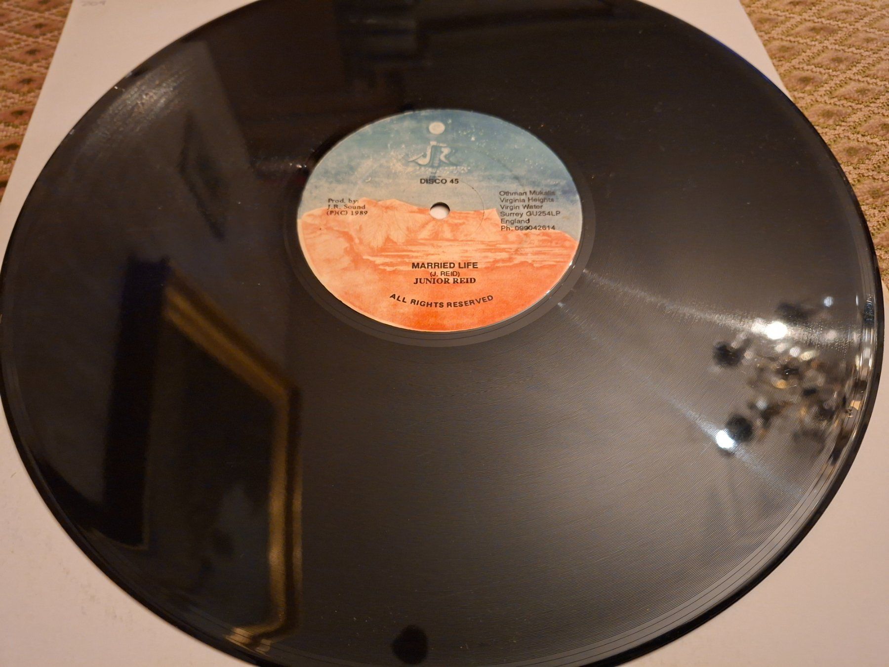 Dischi in vinile: Reggae Maxi 12" - Junior Reid - Married Life – Usato da Bernex venduto da Wannabehasbeen01 1