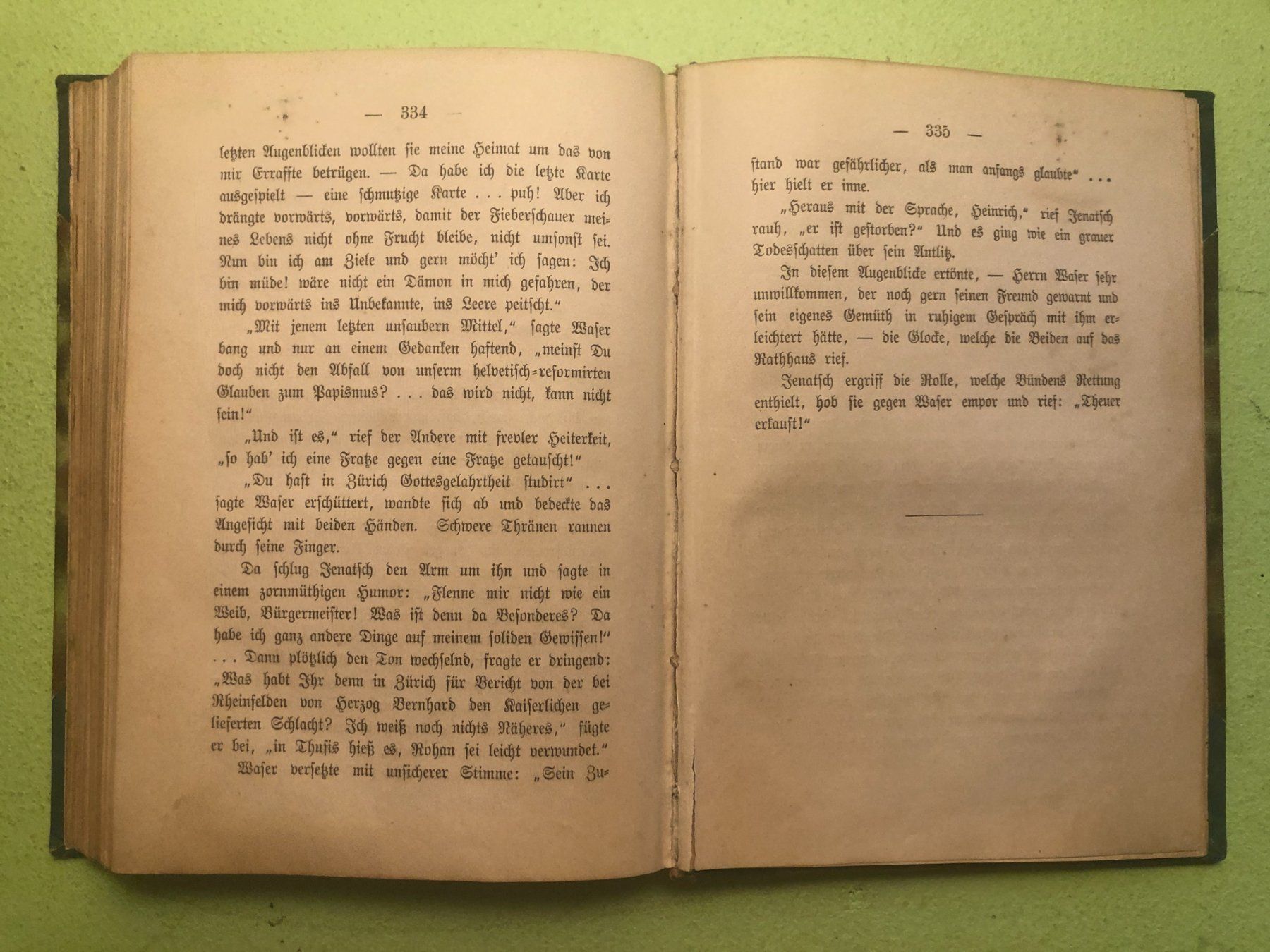 Bücher: C. F. Meyer: Jürg Jenatsch 1887 – Gebraucht aus Zürich von allp 8