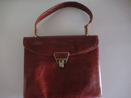 Vintage Argentine Snakeskin Handbag Handtasche