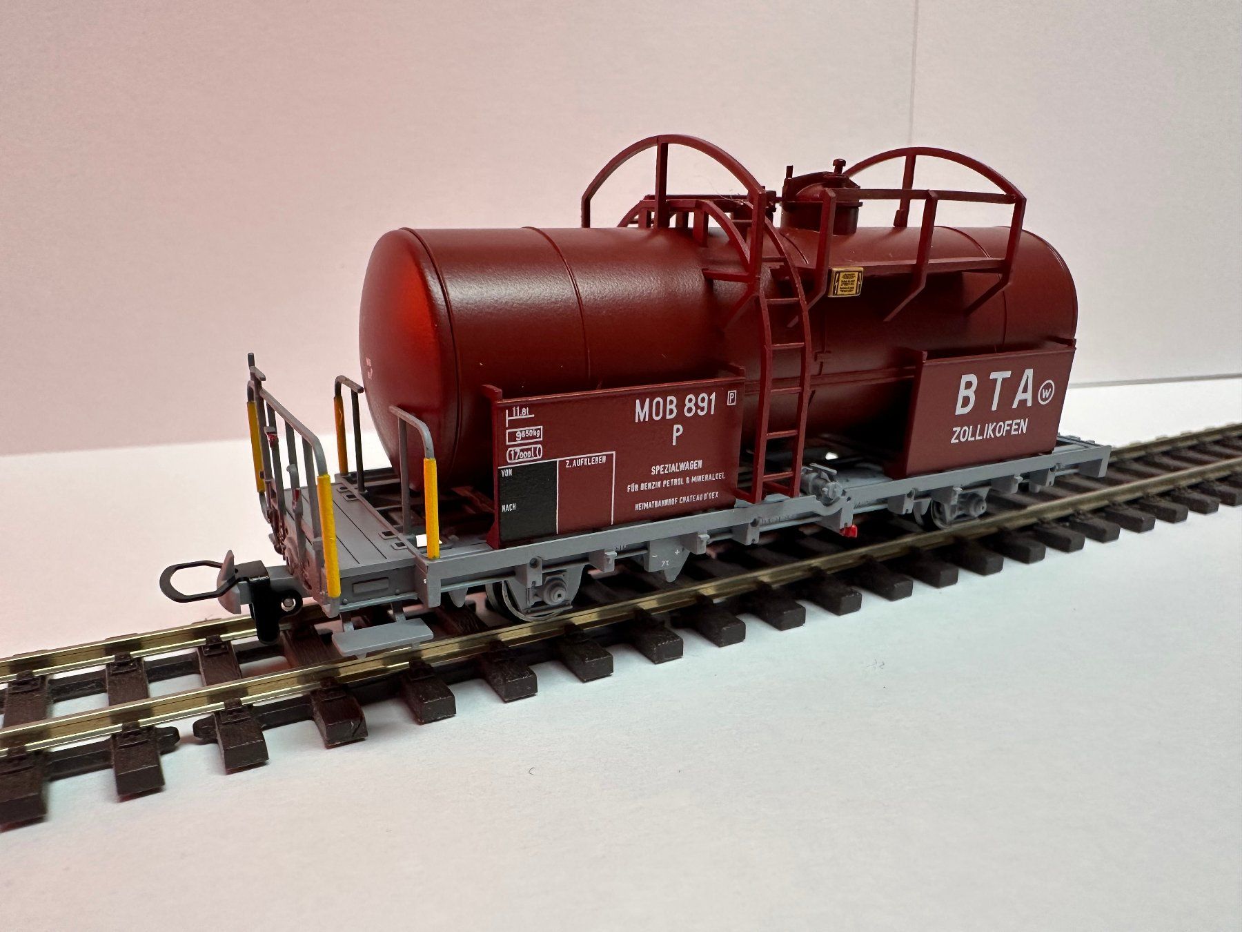 Bemo Trains électriques: Bemo - MOB P 891 - Kesselwagen – Neuf avec emballage d'origine à Domat/Ems par mmx4001