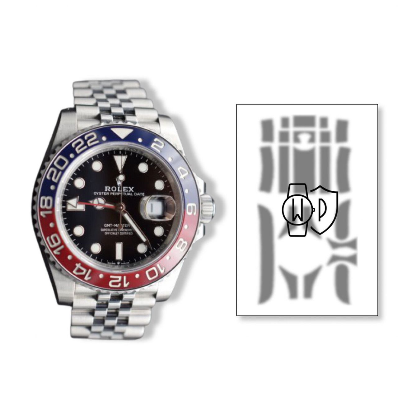 Rolex Orologi: Schutzfolie Rolex GMT-Master 2 Jubilee – Nuovo e nell'imballaggio originale da Fislisbach venduto da IboTrade