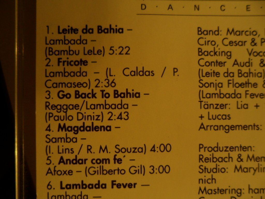 CD: DIRTY  LAMBADA – Usato da Langnau i. E. venduto da mar_hw58 2