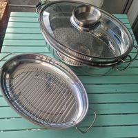 Faitout / Cocotte ovale en inox - 5 pièces