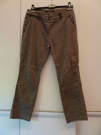 Braun-schwarze Damen Hose von Cecile Gr. M / W30 - M376