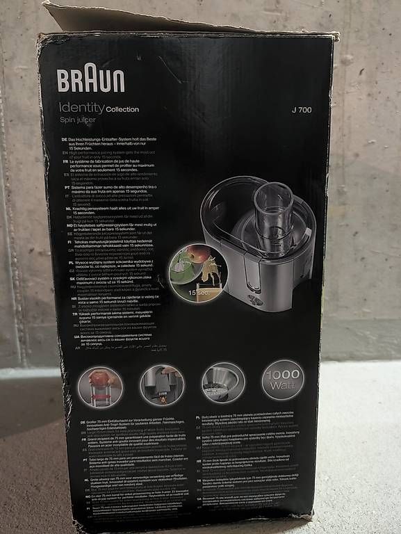 Elettrodomestici da cucina: Entsafter - BRAUN Iidentity collection J700 – Usato da Zürich venduto da DNK7 1