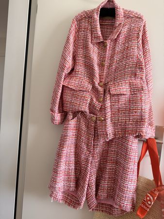 Tweed Anzug Smith & Soul pink Grösse M neu mit Etikett