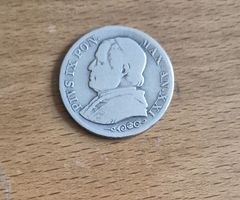 Kirchenstaat 1 Lira 1867 - Silber