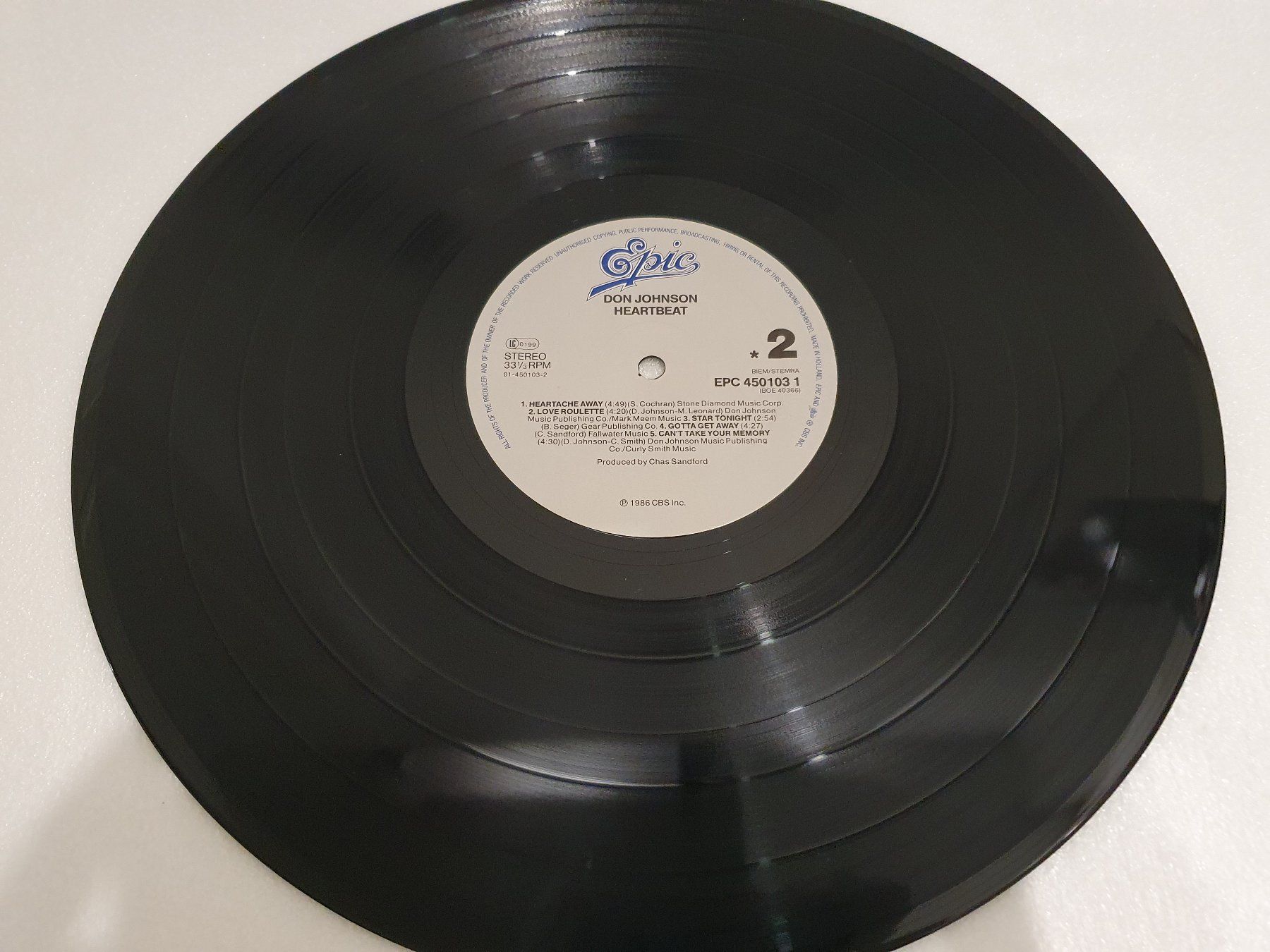 Schallplatten: Don Johnson – Heartbeat – Gebraucht aus Uster von  5