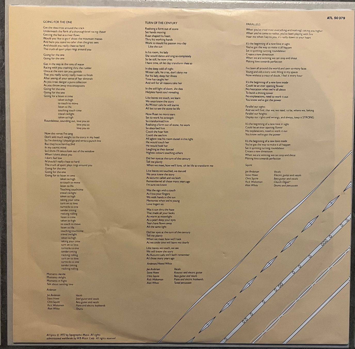 Vinyles: YES - GOING FOR THE ONE - 33 Tours – D'occasion à Bussigny par vinyl-pas-cher 7