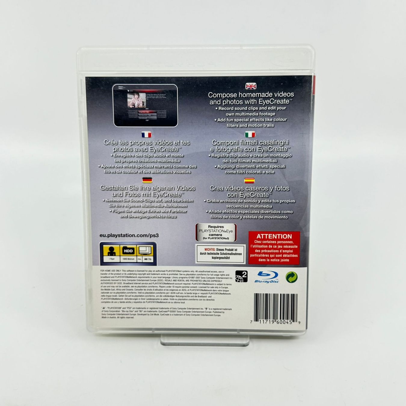 Giochi: Eyecreate (PS3) – Usato da Herisau venduto da Seyashop1 2