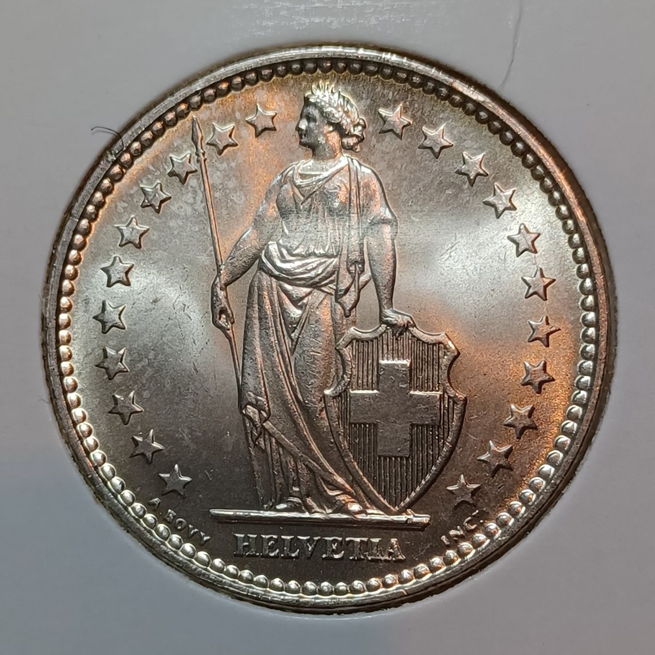 Tutti le monete: 2 Franken 1921 stgl – Usato da Pfäffikon ZH venduto da Schweizer_Muenzen 1