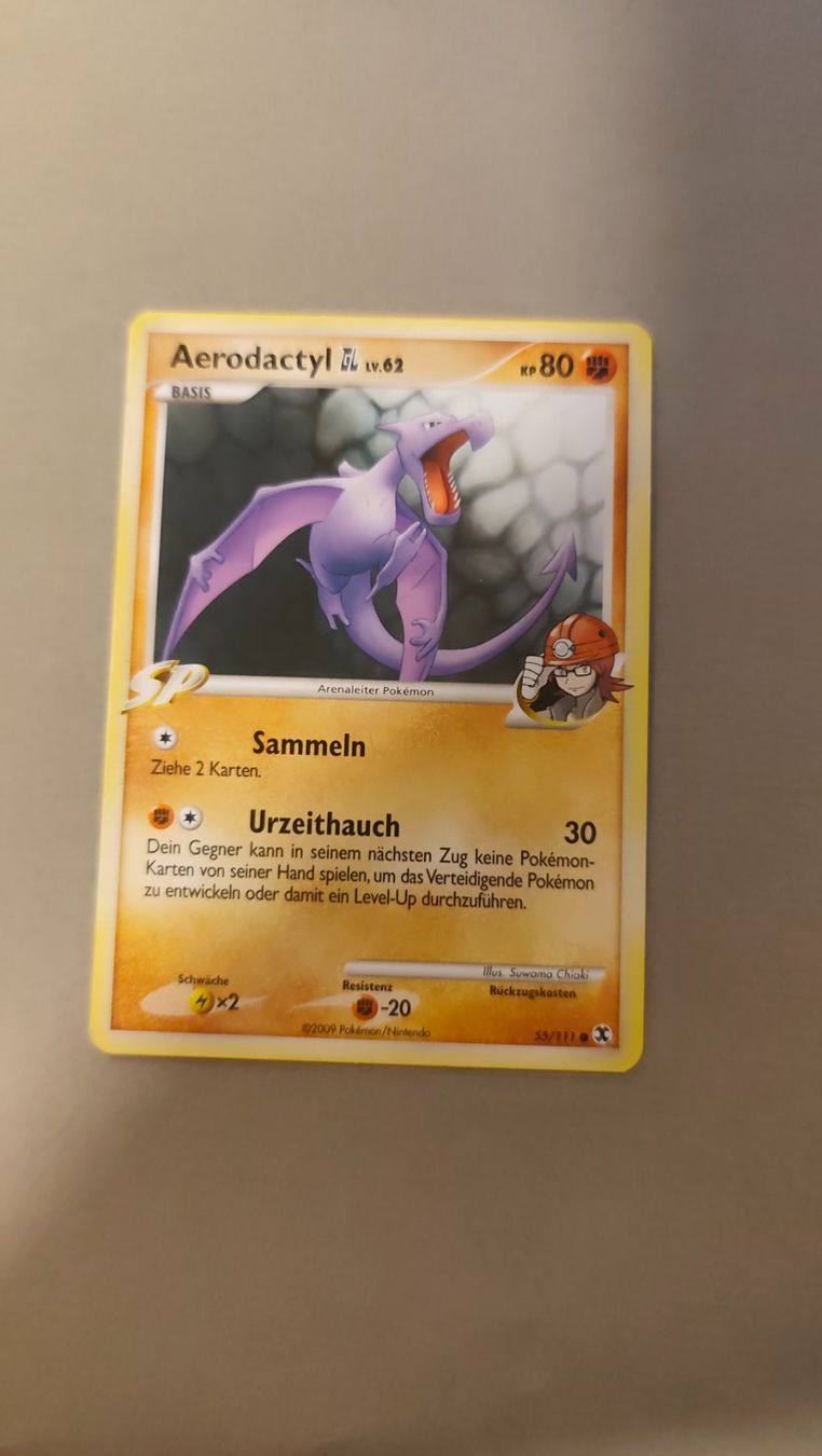 Pokémon Carte collezionabili: Aerodactyl LV.62 - Aufstieg der Rivalen – Usato da Kehrsatz venduto da Riyouu