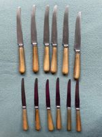 Messer Schaefer Aarau 6 gr, 6 kl., Edelstahl gebr.