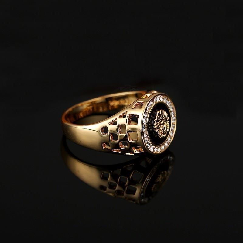 Anelli: Herren Ring mit Wappen Medusa Grösse 68 – Nuovo e nell'imballaggio originale da Mund venduto da Happy_trader 3