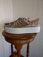 REQUINS  Glitzer Sneaker Glitter Schuhe Gr. 41 Plateau