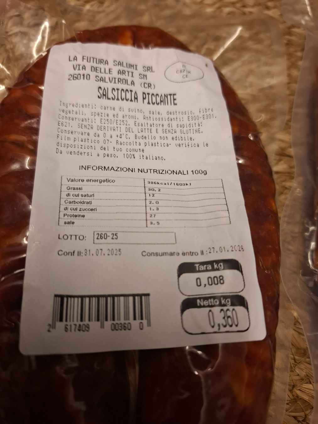 Cibi & Specialità: Scharfe Salami – Nuovo e nell'imballaggio originale da Hunzenschwil venduto da Tramex1958 2