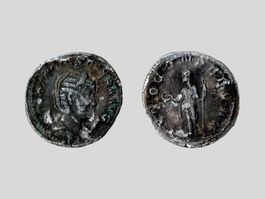 AB 1.- Denar Gallienus, Antoninianus, ca. 254 n.Chr Silber