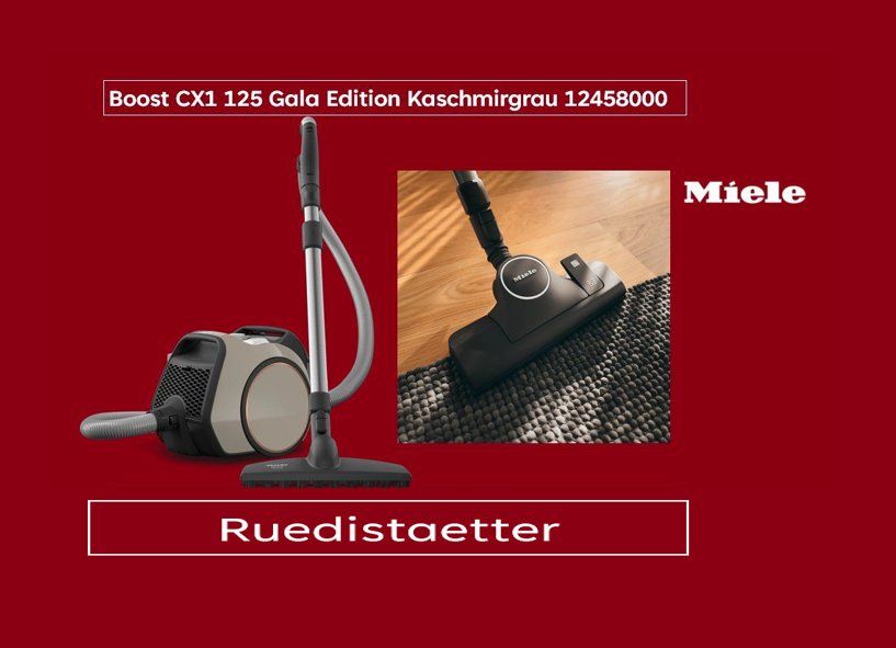 Miele Aspirapolveri & Accessori: Miele Boost CX1 125 Gala Edition Kaschmirgrau – Nuovo e nell'imballaggio originale da rudolfstetten venduto da Ruedistaetter