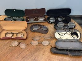 Konvolut Vintage Brillen & Zwicker – verschiedene Modelle