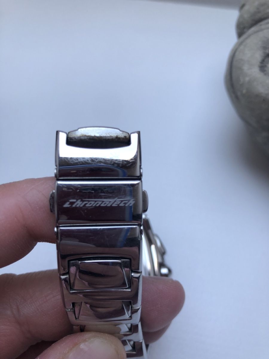 Chronotech Uhren: Armbanduhr Chronotech Herren Silber/Hellblau – Gebraucht aus Rikon im Tösstal von BronxBomber 2