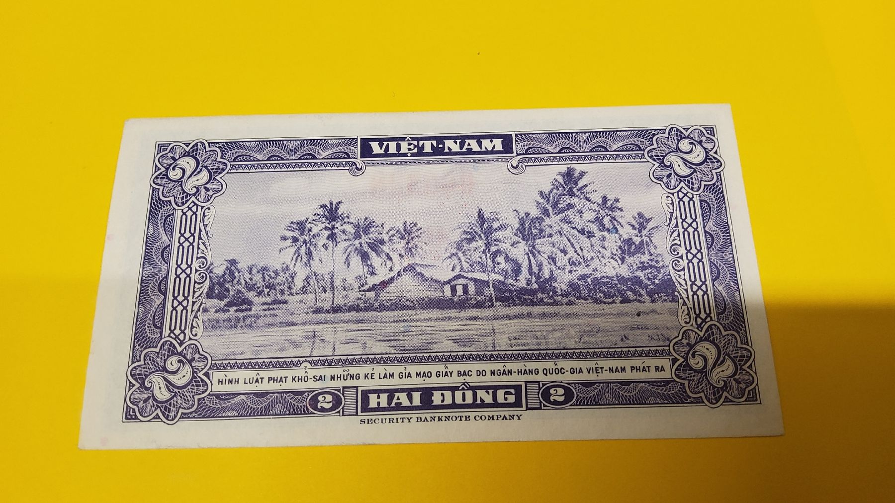 Banconote: Seltene 2 Dong Note aus Vietnam, NEU – Nuovo e nell'imballaggio originale da Herisau venduto da Nluanalucas 1