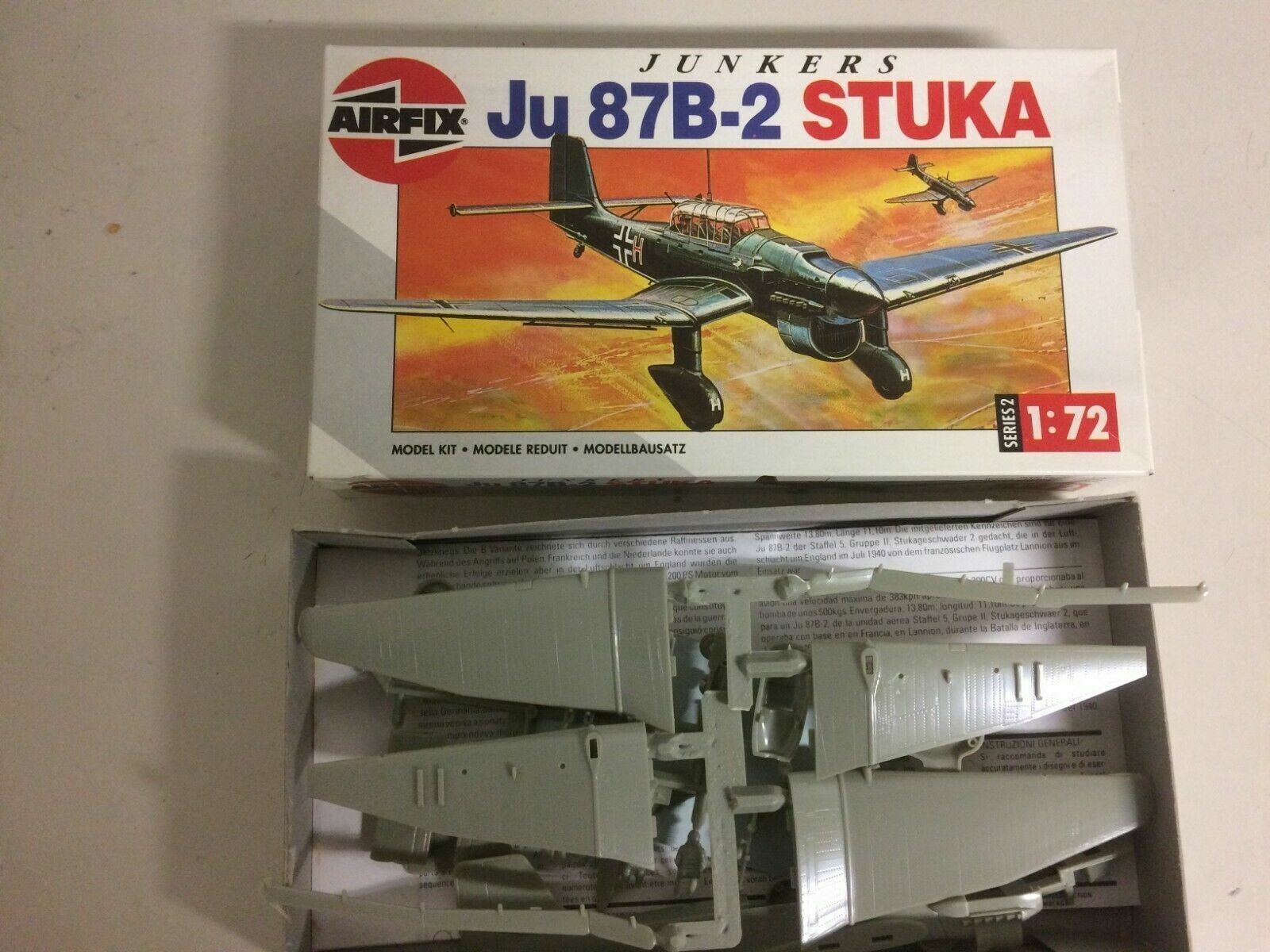 Airfix Modellbausätze & Standmodelle: plastic model kit 1/ 72 AIRFIX 02049 JU 87B-2 STUKA – Neu und originalverpackt aus Vezia von Aquarius_Age 1