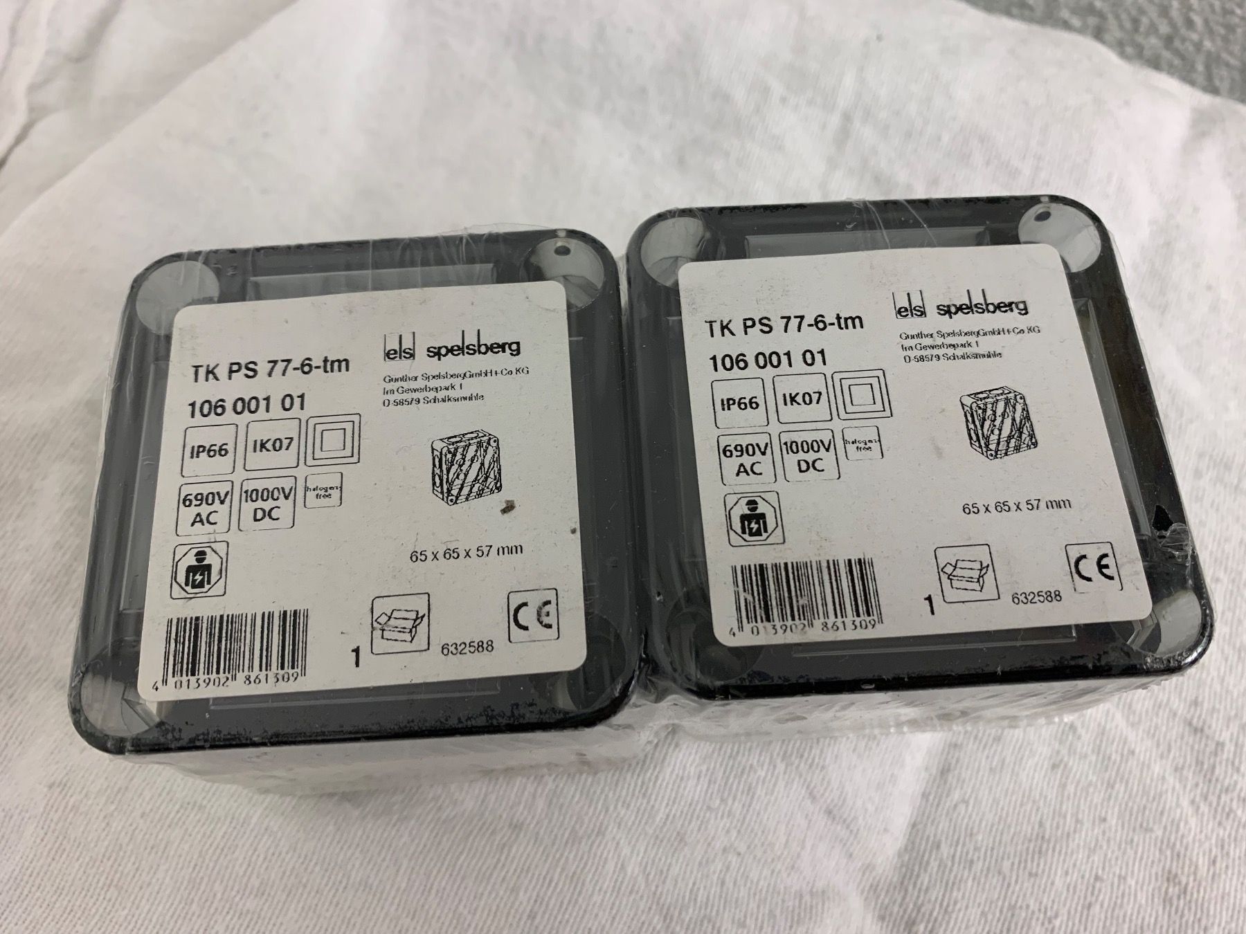 Alimentazione elettrica: Leergehäuse TK PS 77-6-tm - Spelsberg - 2 Stück – Nuovo e nell'imballaggio originale da Wettswil bei Zürich venduto da Trubarus 3