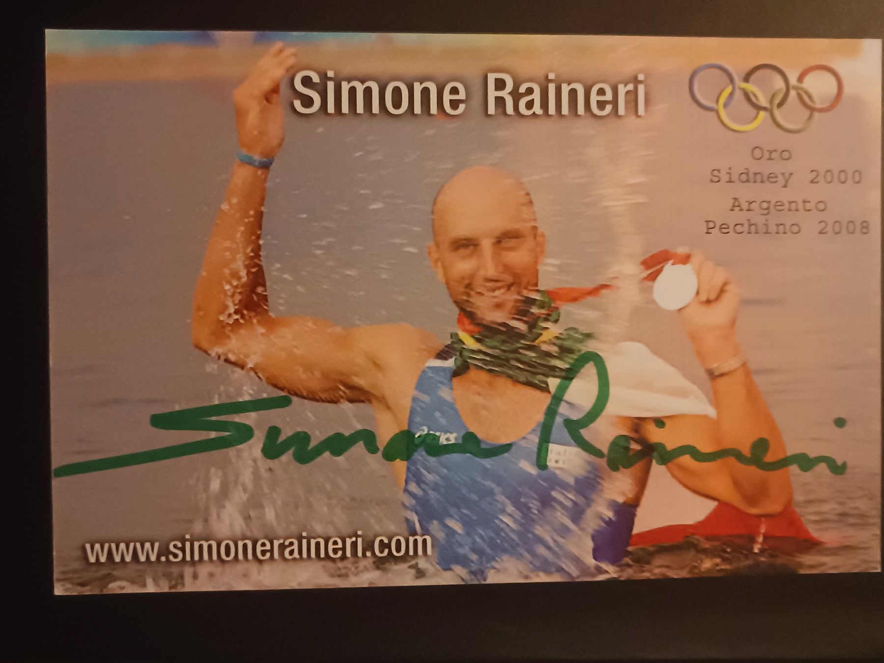 Autogramme: Simone Raineri - IT -  Olympiasieger - handsigiert – Gebraucht aus Menziken von Artographs