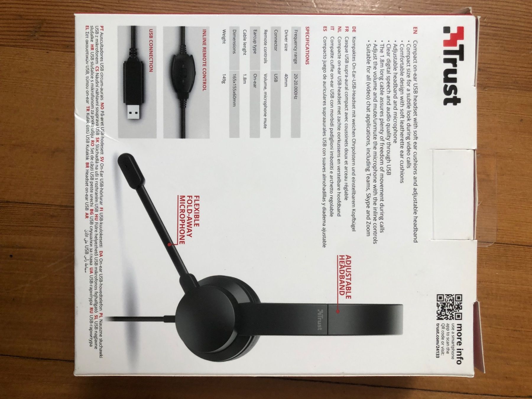 Trust Cuffie: Trust USB Headset RYDO for PC/Laptop, neu – Nuovo e nell'imballaggio originale da Zürich venduto da Leyre 1