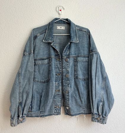 MNG Mango Jeans Jacke, Gr. S, Oversize Stil, Top Zustand!