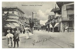 Montreux (VD) Avenue de Kursaal - Promenade - Touristen 1906