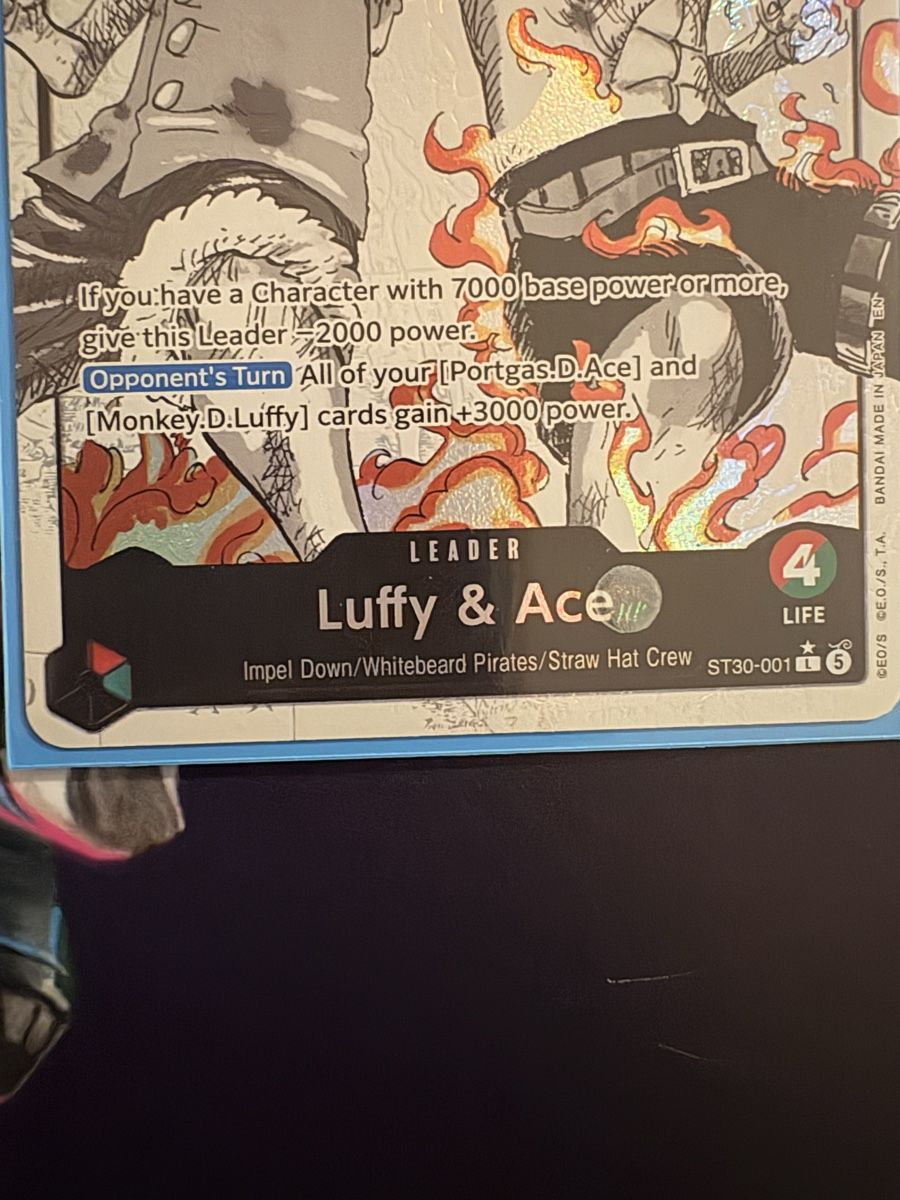 Bandai Carte collezionabili: One Piece Card Luffy & Ace ST30-001 – Nuovo (secondo la descrizione) da Safenwil venduto da chi_8cwc 2